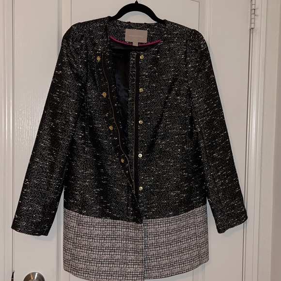 Banana Republic black & white Jacket size S - Picture 3 of 9
